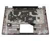 V172320BK1-SW Original Sunrex Tastatur inkl. Topcase CH (schweiz) grau/grau mit Backlight