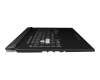 V184262DE1 Original Sunrex Tastatur inkl. Topcase DE (deutsch) schwarz/transparent/schwarz mit Backlight