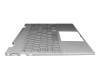 V192102AS1 Original Sunrex Tastatur inkl. Topcase DE (deutsch) silber/silber mit Backlight (UMA)