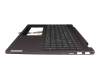 V192O2OFK2-GR Original Sunrex Tastatur inkl. Topcase DE (deutsch) grau/grau mit Backlight
