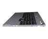 V223620GK2-GR Original Sunrex Tastatur inkl. Topcase DE (deutsch) schwarz/grau mit Backlight