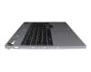 V223620GK2-GR Original Sunrex Tastatur inkl. Topcase DE (deutsch) schwarz/grau mit Backlight
