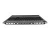 V223620GK2 Original Sunrex Tastatur inkl. Topcase DE (deutsch) schwarz/grau mit Backlight